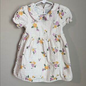 Cat & Jack White Floral Kids Dress